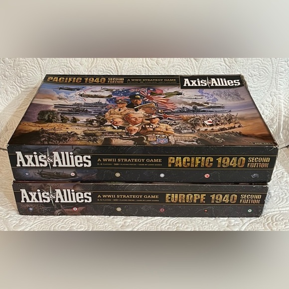 axis & Allies Other - Sealed Axis & Allies Pacific & Europe second edition World War II strategy game